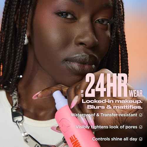 Urban Decay All Nighter Waterproof Makeup Setting Spray - Blurring Matte Finish, Up to 24HR Wear, Ultra-Fine Facial Mist, Mattifying Oil Control Face Primer, Smudge-Proof, Transfer-Resistant