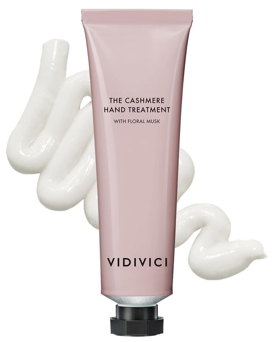 VIDIVICI Cashmere Hand Cream - Shea Butter Moisturizer for Dry Hands | Floral Musk Scent - 1.69oz
