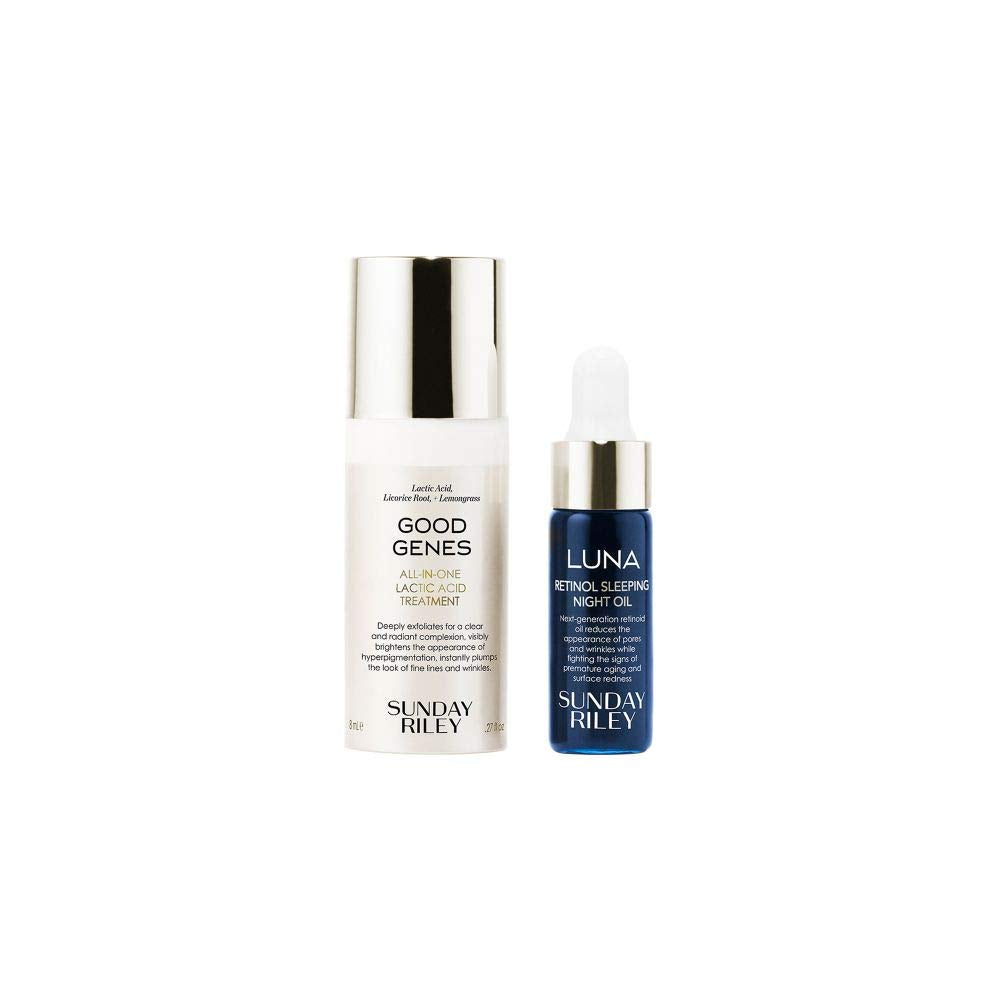 Sunday Riley Mini Power Couple Travel Kit - 0.4 Fl. Oz | Perfect for On-the-Go Skincare
