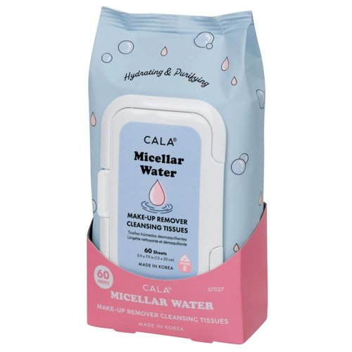CALA Makeup Remover Cleansing Tissues (60 Sheets)