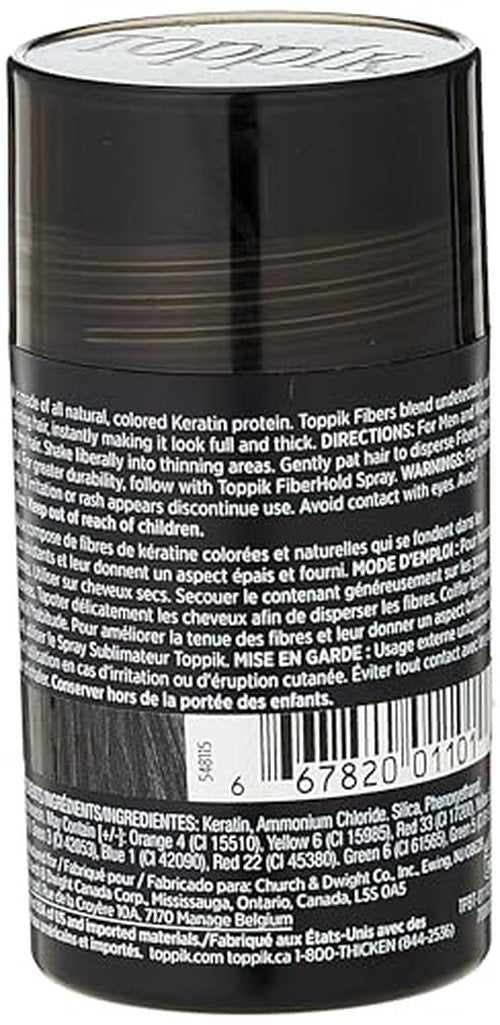 Toppik Hair Building Fibers, Auburn, 12g Fill In Fine or Thinning Hair, Instantly Thicker, Fuller Looking, 9 Shades for Men & Women, Keratin Protein Formula