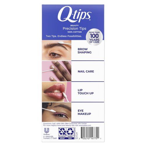 Q-Tips Cotton Swabs - Precision Tip for Accurate Application | 170 Count Pack
