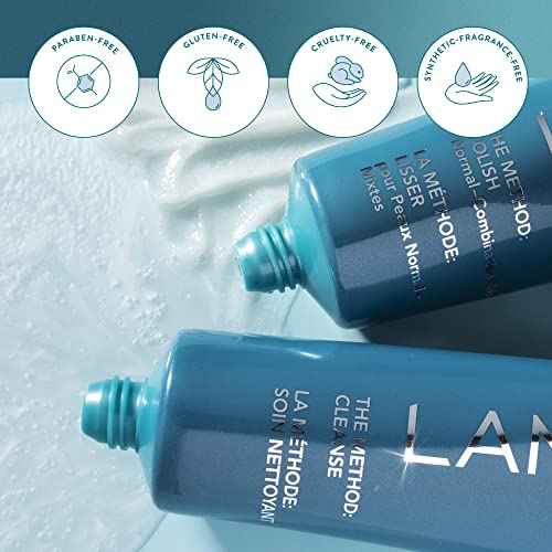 Lancer Skincare The Method: Polish Facial Exfoliator, Daily Exfoliating Face Scrub with Natural Minerals, Normal Combination Skin, 4.2 Fluid Ounces