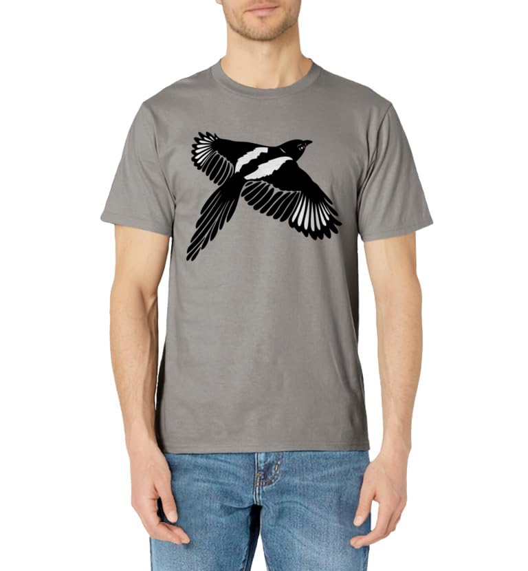 Magpie Bird with Wings Animal Wildlife Costume Giftidea T-Shirt