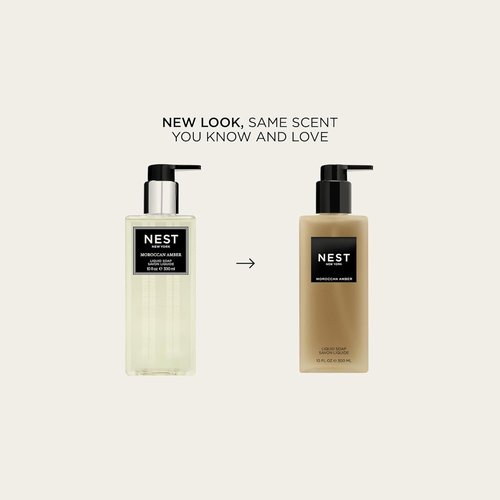 NEST New York Liquid Soap | Moroccan Amber - Nourishing Cleanser - 10 fl oz - Gluten Free & Cruelty Free