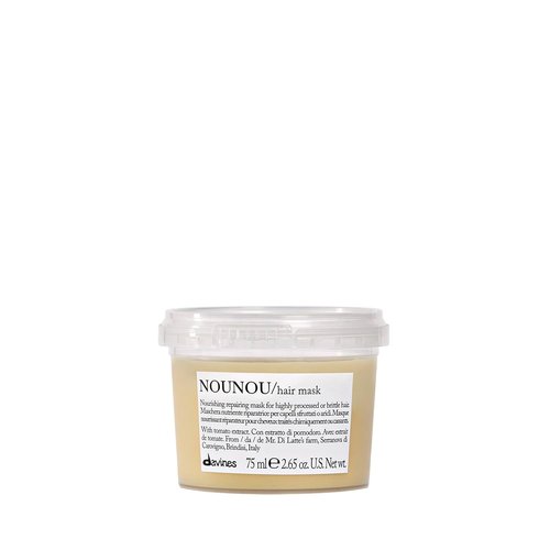 Davines NOUNOU Hair Mask - Nourishing Treatment for Bleached & Relaxed Hair | Adds Shine Weightlessly