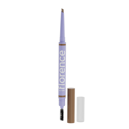 florence by mills Tint N Tame Eyebrow Pencil, Light Brown, 0.008 oz/ 0.25g