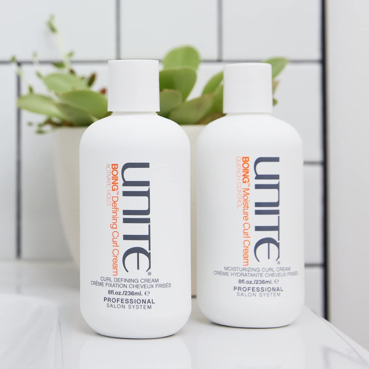 UNITE Hair - BOING Defining Curl Cream - Curl Activating Styling Cream for Frizz Control & Definition - 8 Fl Oz