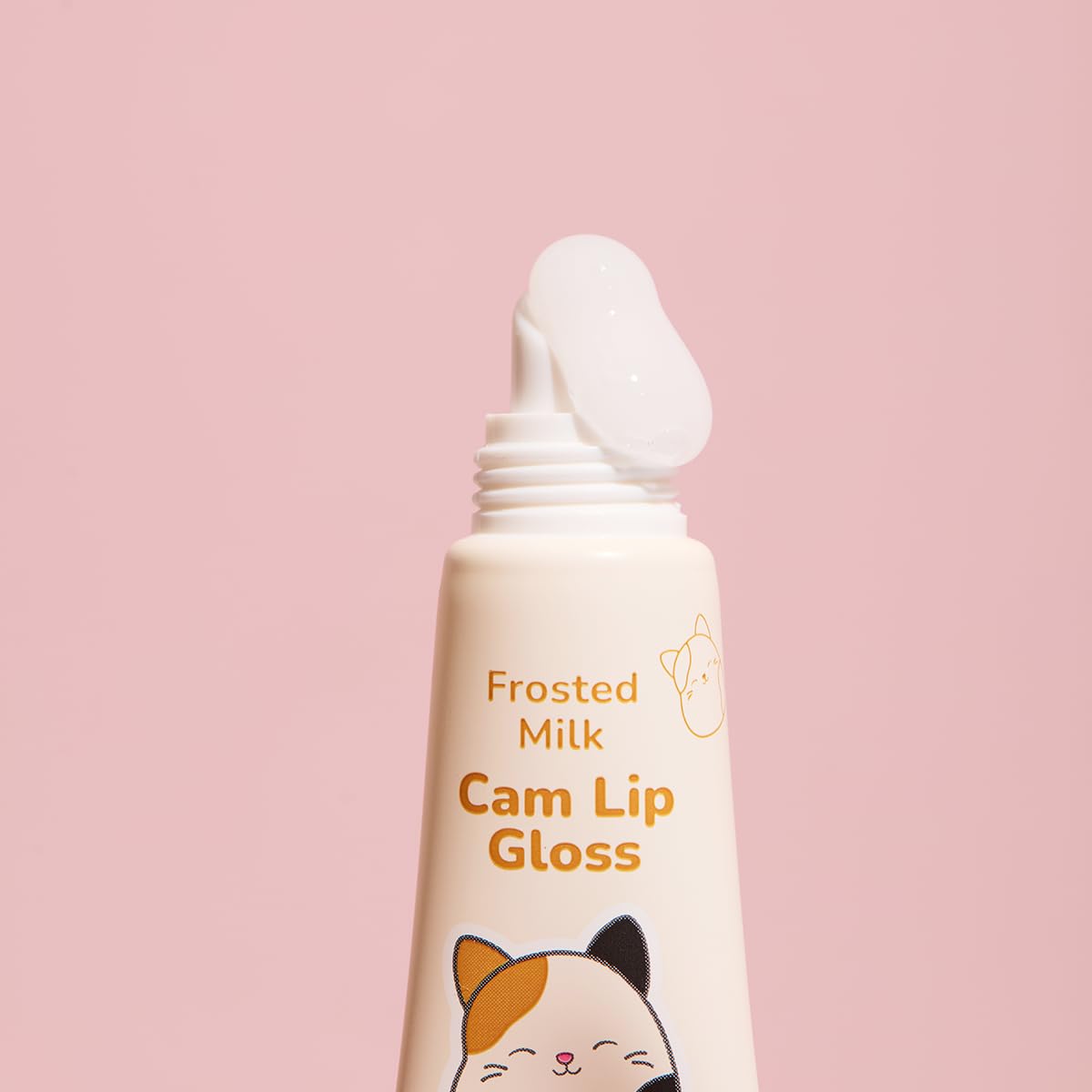 TONYMOLY x Squishmallows Cam the Cat 2-Piece Set – Coconut Milk Hand Cream & Frosted Milk Lip Gloss – Cute Korean Skincare & Beauty Gift for Women & Teens