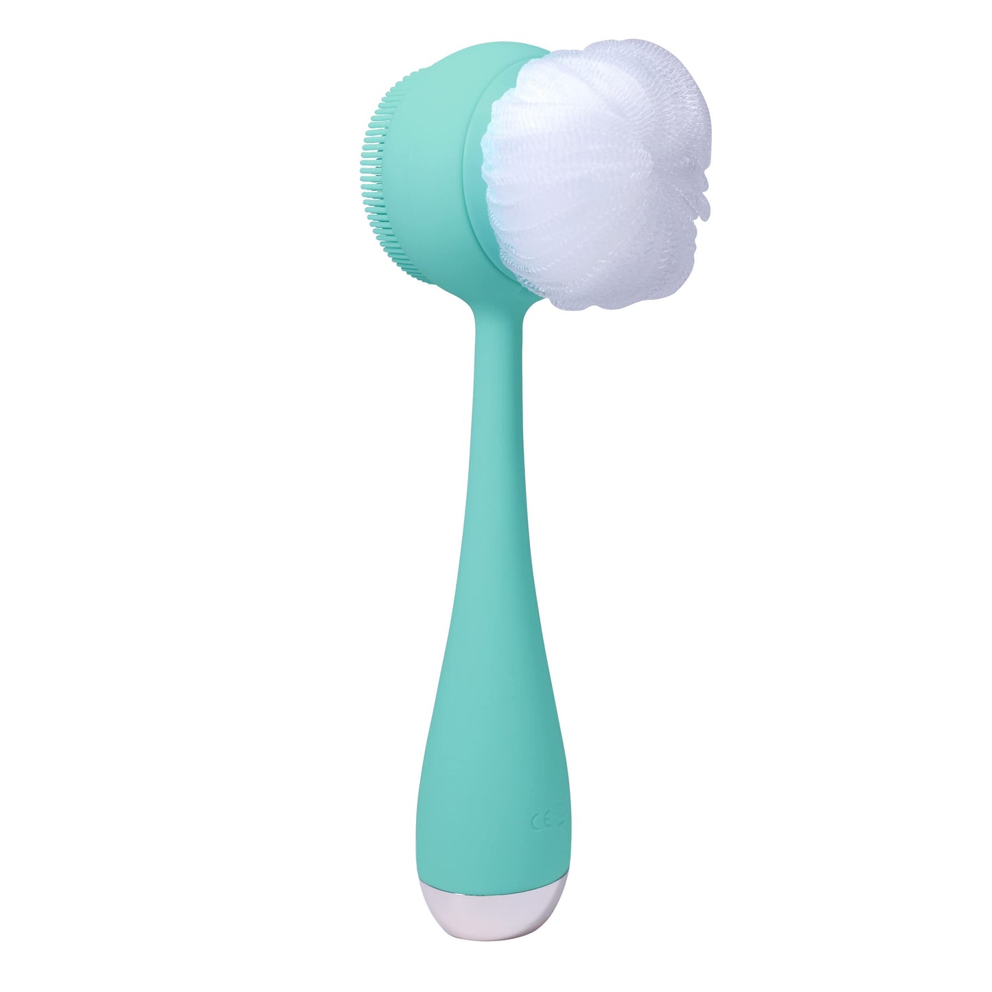 PMD Beauty Clean Body - Smart Body Cleansing Device with Silicone Brush & Three Interchangeable Attachments - Waterproof - SonicGlow Vibration - Cleanse,Exfoliate,& Massage Body