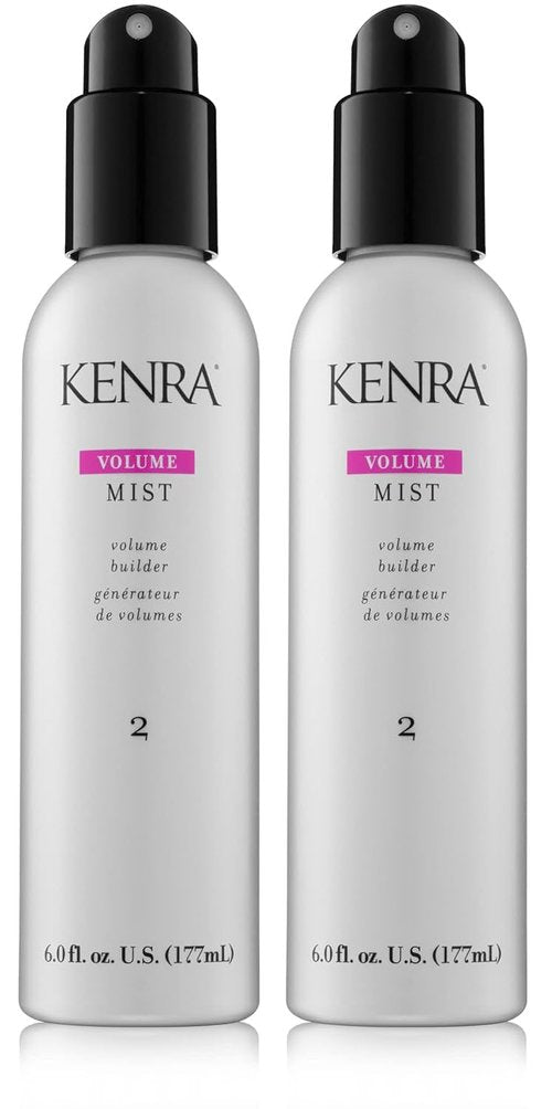 Kenra Professional Volume Mist 2 - Lightweight Volume Builder | Flexible Finish & Thermal Protection | 6 fl. oz. (2-Pack)