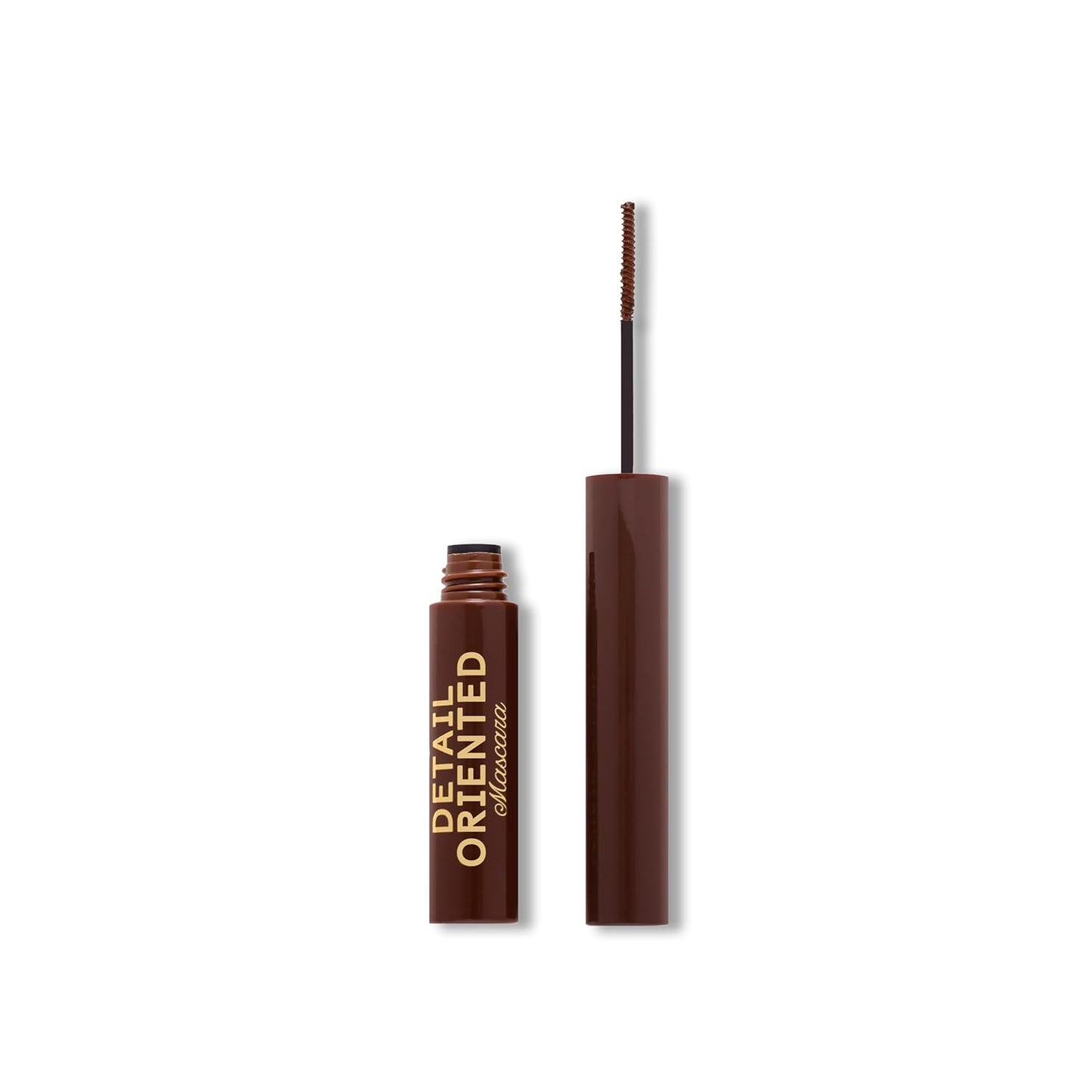 Winky Lux Detail Oriented Mascara - Lengthening & Volumizing Formula with Micro Spoolie, Chocolate Brown
