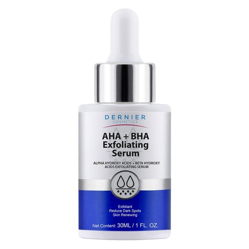 Dernier Exfoliating Serum - AHA + BHA 0.5% for Hyperpigmentation & Pore Minimizing | 1 fl oz