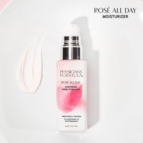 Physicians Formula Rosé All Day Face Moisturizer - Oil-Free, Clean Beauty, Dermatologist Tested, 1.5 oz