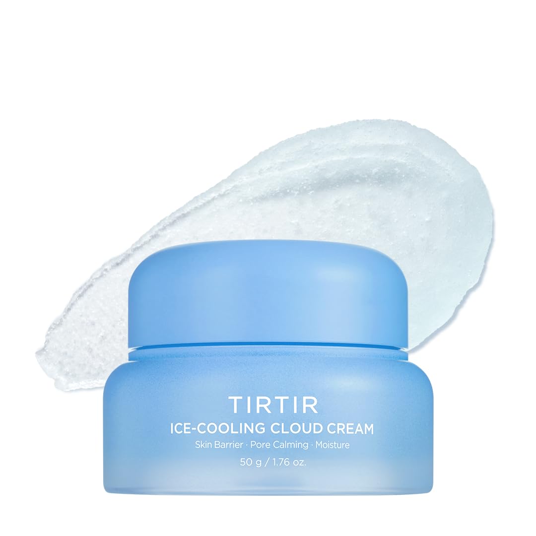 TIRTIR Ice-Cooling Cloud Cream - Instant Cool Down Firming Face Moisturizer | Korean Skincare (1.76 Fl Oz)