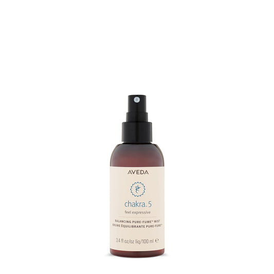 Aveda Chakra 5 Balancing Pure-Fume Mist - Throat & Body Spray | Organic Grapefruit & Ylang Ylang | 3.4 Fl Oz