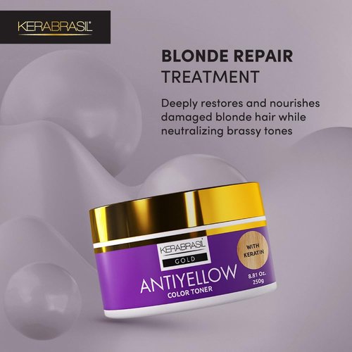 Antiyellow | Hair Treatment to Neutralize Brassy Tones & Enhance Cool Blonde – Deep Hydration for All Hair Types