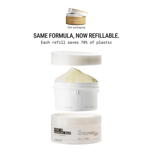 JUNO & Co. Clean 10 Cleansing Balm 10 Ingredients Makeup Remover 85g / 3.0oz
