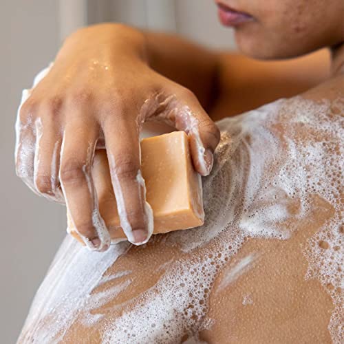 Ethique Uplifting Sweet Orange & Vanilla Soap Bar - Body Wash for All Skin Types - Plastic-Free, Vegan, Cruelty-Free, Eco-Friendly, 4.23 oz (Pack of 1)