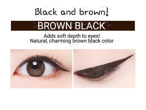 MACQUEEN - Waterproof Pen Eyeliner | Long-Lasting Brown Black Formula for All-Day Wear