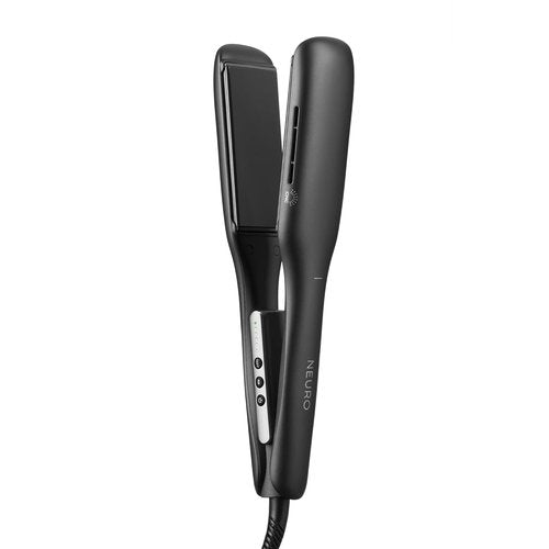 Paul Mitchell Neuro Smooth+ Ceramic Straightening Iron - 1.75" Extra-Wide Plate for Fast Styling | Dual Voltage Travel Flat Iron