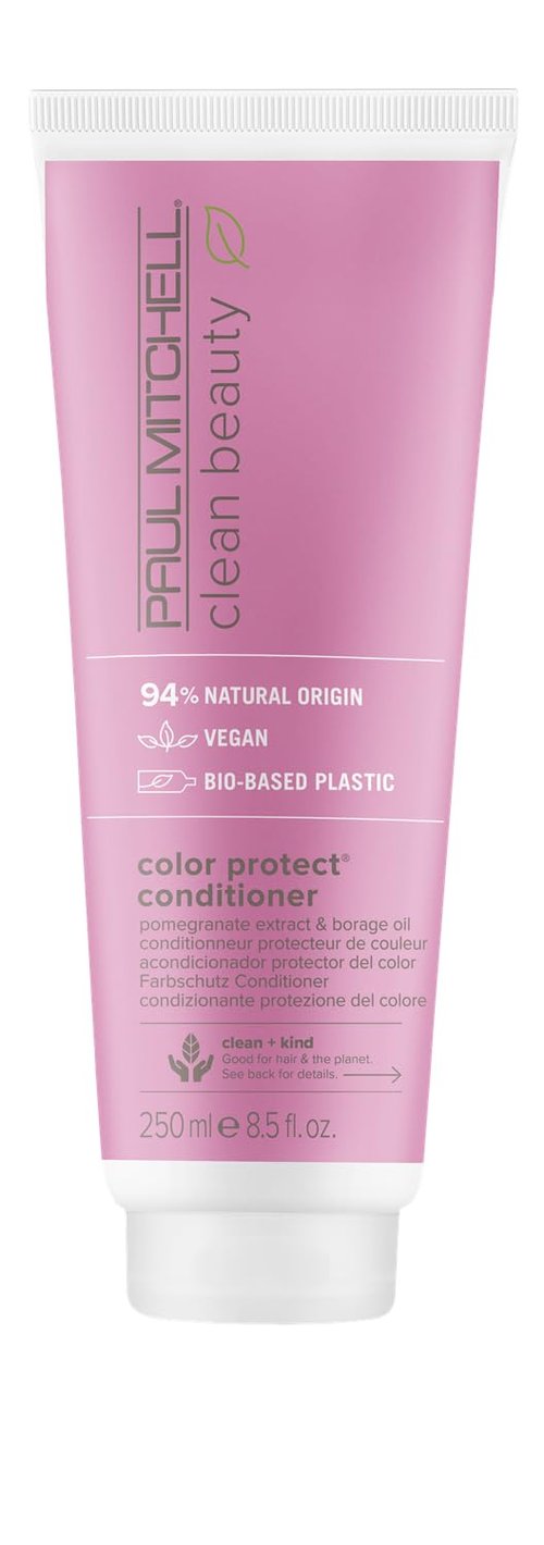 Paul Mitchell Clean Beauty Color Protect Conditioner - Replenishes & Extends Color Vibrancy for Color-Treated Hair