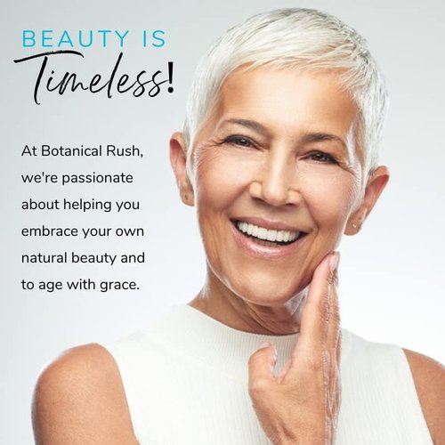 BOTANICAL RUSH C+ Peptide And Stem Cell Repair Cream - For Age-defying Beauty Skin-Smoothing Melanin Production - All Skin Types - 1.2 Oz Bottle