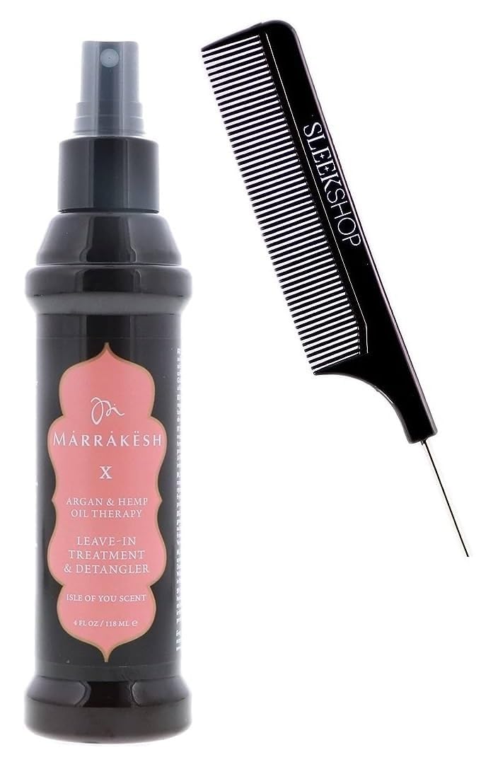 Skiennix Hair Spray | Marrakesh Leave-In Treatment & Detangler - Argan & Hemp Oil Therapy (4 oz)