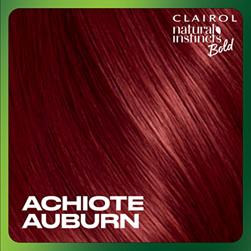 Clairol Natural Instincts Bold Permanent Hair Dye, R56 Achiote Auburn Hair Color, Pack of 1