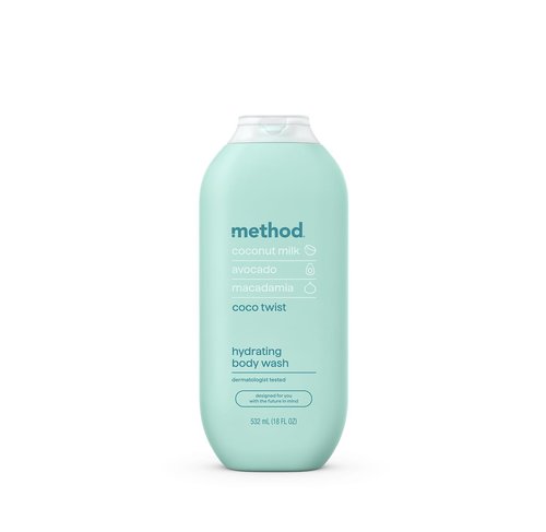 Method Body Wash, Coco Twist, Coconut Milk + Avocado + Macadamia notes, 18oz