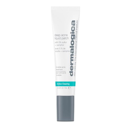 Dermalogica Deep Acne Liquid Patch, Sulfur Acne Treatment with Niacinamide, Invisible Spot Treatment for Blemish-Prone Skin – 0.5 fl oz