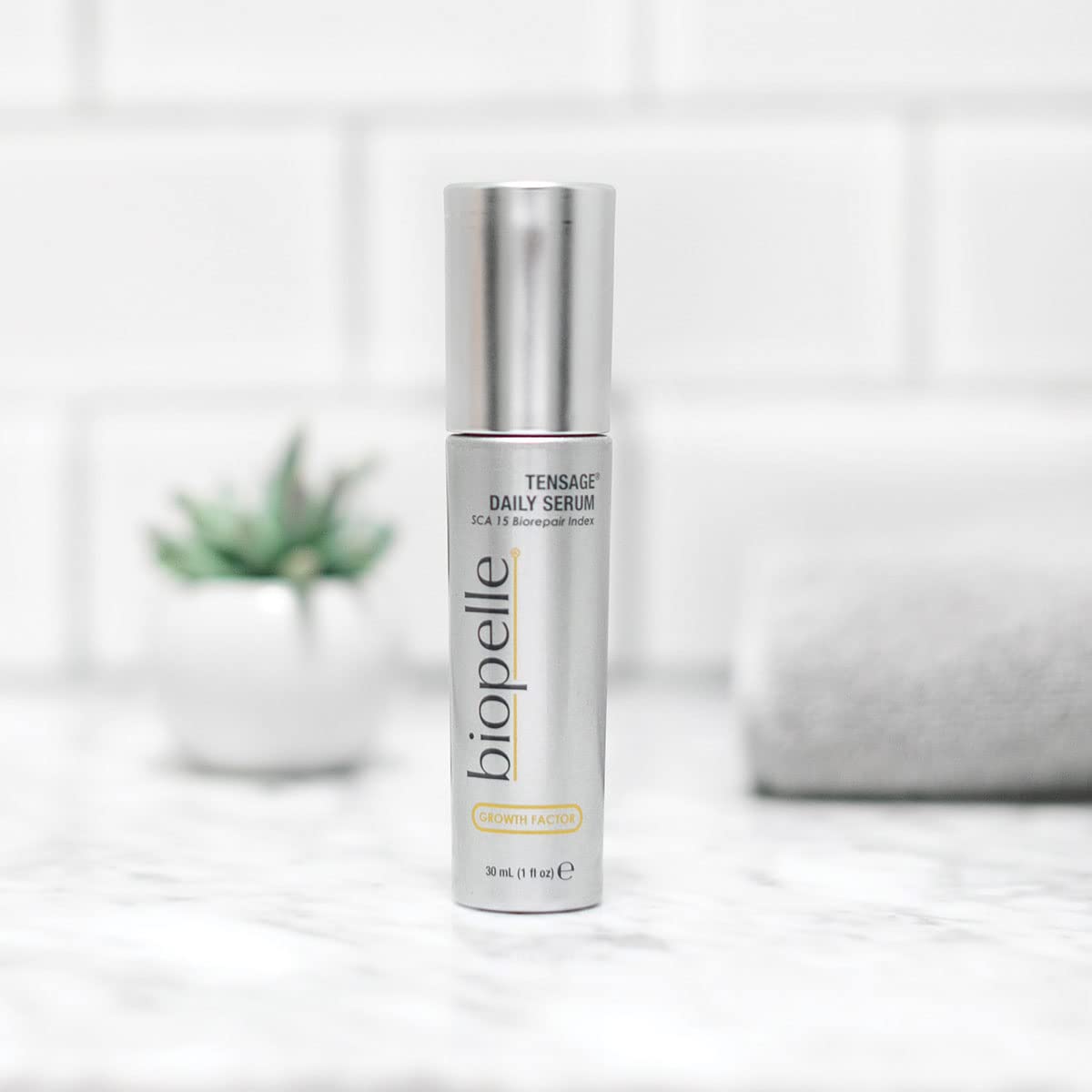 Biopelle Tensage Growth Factor Serum - Anti-Aging Snail Mucin with Niacinamide & Hyaluronic Acid | 1 Oz