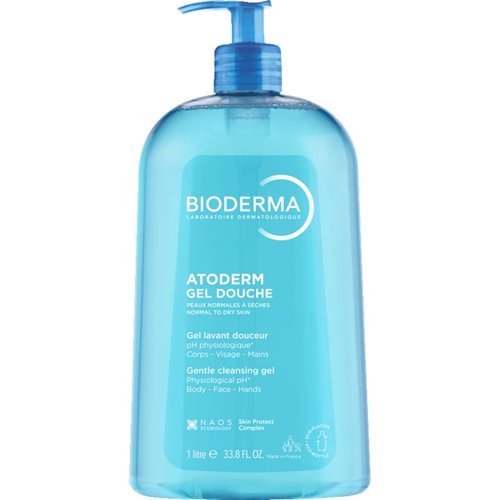 Bioderma Atoderm Hydrating Shower Gel - Moisturizing Cleanser for Normal to Dry Skin