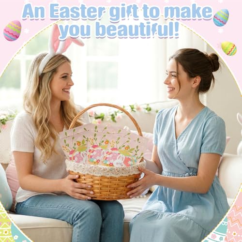 Loopeer 12 Pcs Easter Gifts Bulk for Adults Easter Basket Stuffers for Adults Spring Facial Masks for Girls Women Teacher Employees Party Favors Bulk