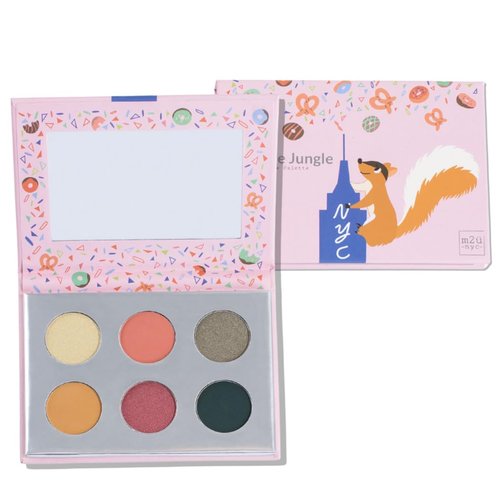 M2U NYC Eyeshadow Palette - 6 Pigmented Shades from Nude to Bold | Long-Lasting Colorful Palette