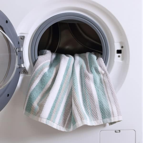 Tommy Bahama - 100% Cotton Bathroom Towel Set | Highly Absorbent & Fade-Resistant (Ocean Bay Blue, 3 Pieces)
