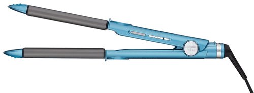BaBylissPRO Nano Titanium Flat Iron - 1" Curved Styler for Professional Salon Results, All Hair Types