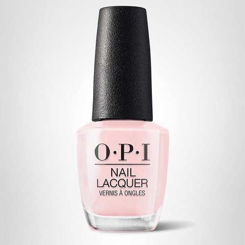 OPI Nail Lacquer Put it in Neutral | Sheer Soft Pink Crème Chip Resistant Nail Polish | Fast Drying, Streak Free