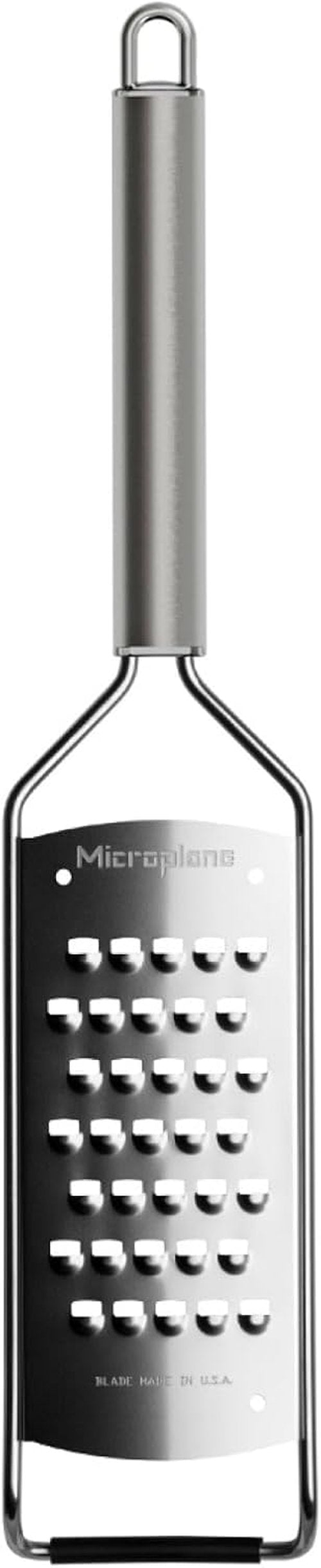 Microplane Professional Series Kitchen Grater - Extra Coarse Stainless Steel Blades for Vegetables & Cheese | Made in USA