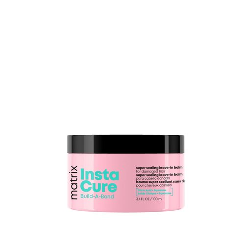 Matrix Instacure Build-A-Bond Leave-In Balm - Repair & Seal Damaged Hair, Heat Protection, Vegan & Sulfate-Free