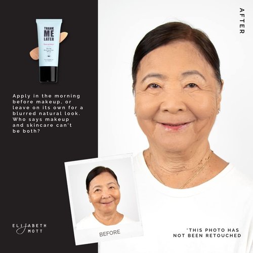 Elizabeth Mott Blurring Face Primer SPF 30 - Lightweight & Hydrating Formula for Smooth, Soft-Focus Finish - 30g
