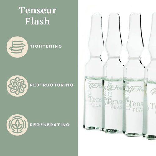 Gernetic Tenseur Flash - Lifting Facial Ampoules for Intensive Firming | 7-Day Treatment, 7 x 2ml Vials