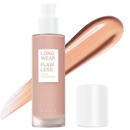 Regine Switzerland Longwear Liquid Foundation - Full Coverage Matte Finish in Warm Beige, 1 fl. oz.