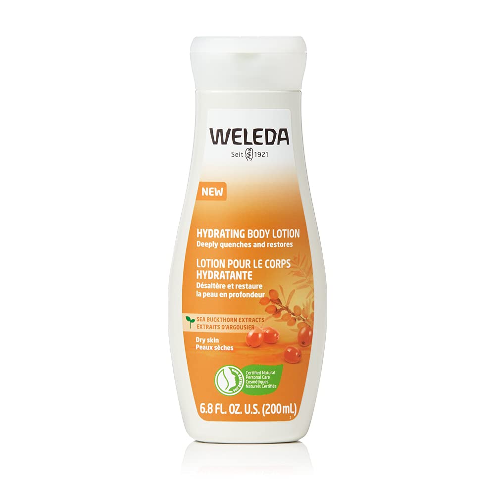 Weleda Hydrating Sea Buckthorn Body Lotion - Nourishing Formula, 6.8 Fl Oz