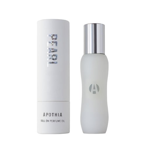 APOTHIA PEARL | Perfume Oil Roll On | Plum Blossom, White Peony, Shiso Leaf, Honeysuckle, Golden Amber | Long-Lasting Alcohol Free Perfume Oil for Women | Non-Toxic Fragrance | Travel Size | 9 ml