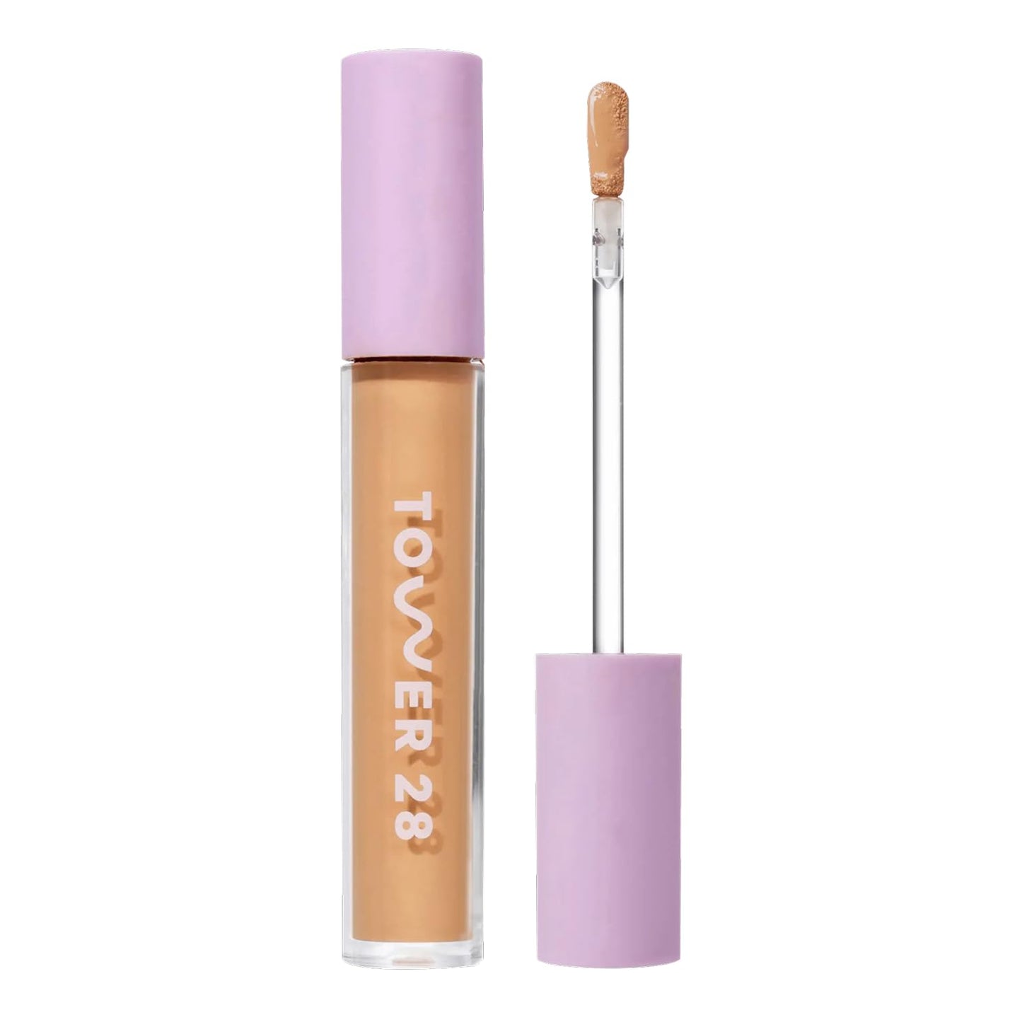 Tower 28 Swipe Serum Concealer - Hydrating Medium-Full Coverage + Under Eye Brightener - 11 Tan/Medium Warm (0.22 oz)