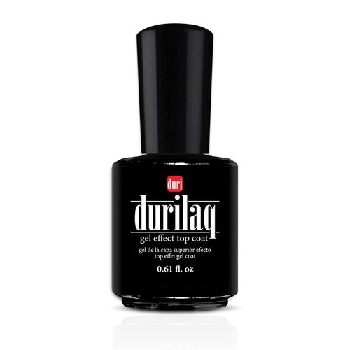 Duri Nail Polish - Durilaq Gel Effect Top Coat for Glossy, Fast-Drying, Long-Lasting Finish | 0.61 Fl Oz