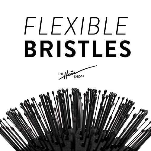 The Hair Shop Detangling Brush - Ergonomic 909 Brush for Natural, Curly Hair | Safe for Extensions