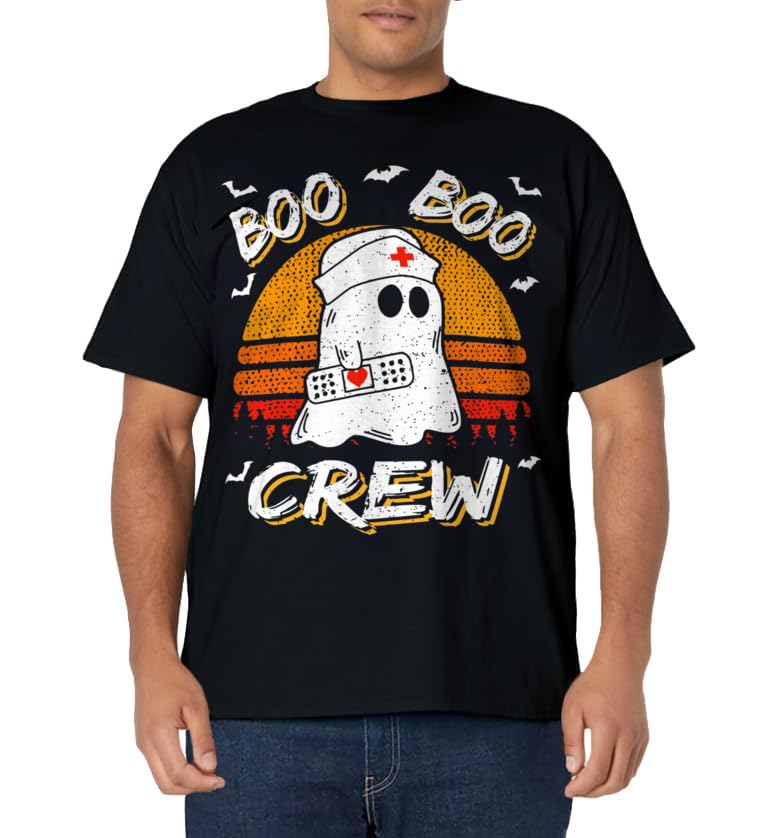 Boo Boo Crew Nurse Shirt Lazy Halloween Costume Fun Gift T-Shirt