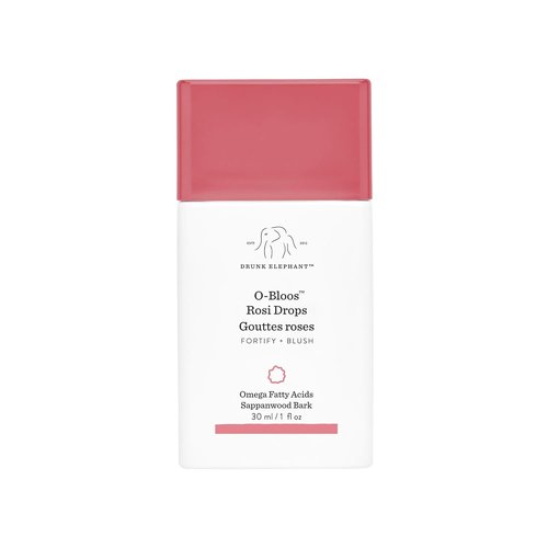 Drunk Elephant O-Bloos Rosi Drops - Peachy-Pink Serum for Radiant Skin - 30 ml/1 fl oz | Clean & Cruelty-Free